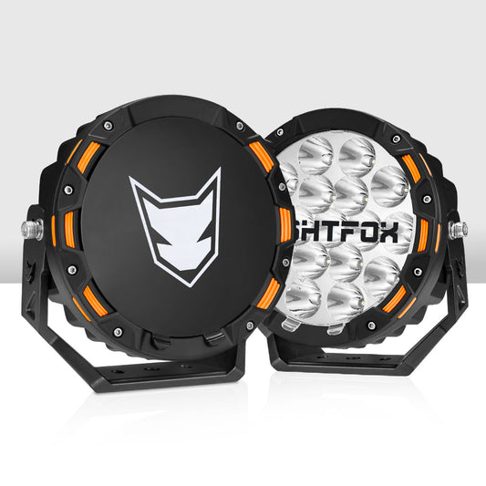 Lightfox 7-Inch LED Driving Lights – 12,603 Lumens, 816m
