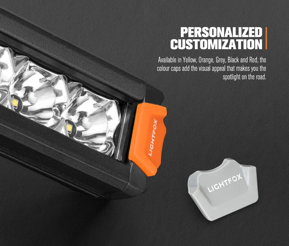 Lightfox Vega Series Pair 8Inch OSRAM LED Light Bar 1Lux @ 606M 8,856 Lumens - view 5