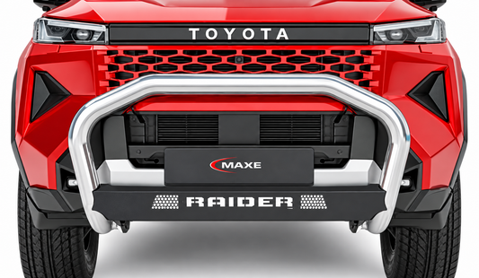 Toyota Raider 2026 Polished Stainless Steel Parking Sensor Compatible Nudge Bar