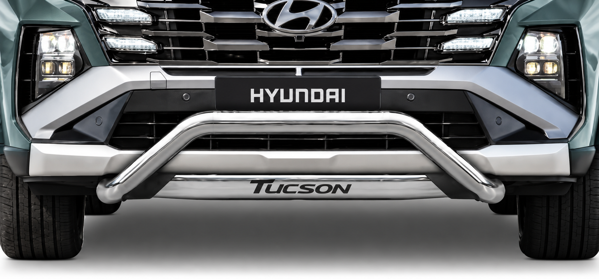 Hyundai Tucson 2025 Polished Stainless Steel Nudge Bar