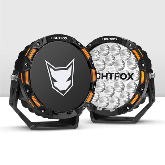 Lightfox 9-Inch LED Driving Lights – 20,200 Lumens, 1,150m