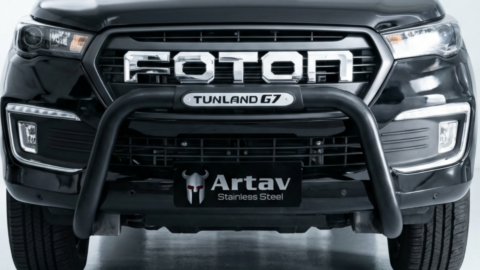 Foton Tunland G7 Nudge Bar Black (PDC Approved) - Fits DC & SC Models R 750,00