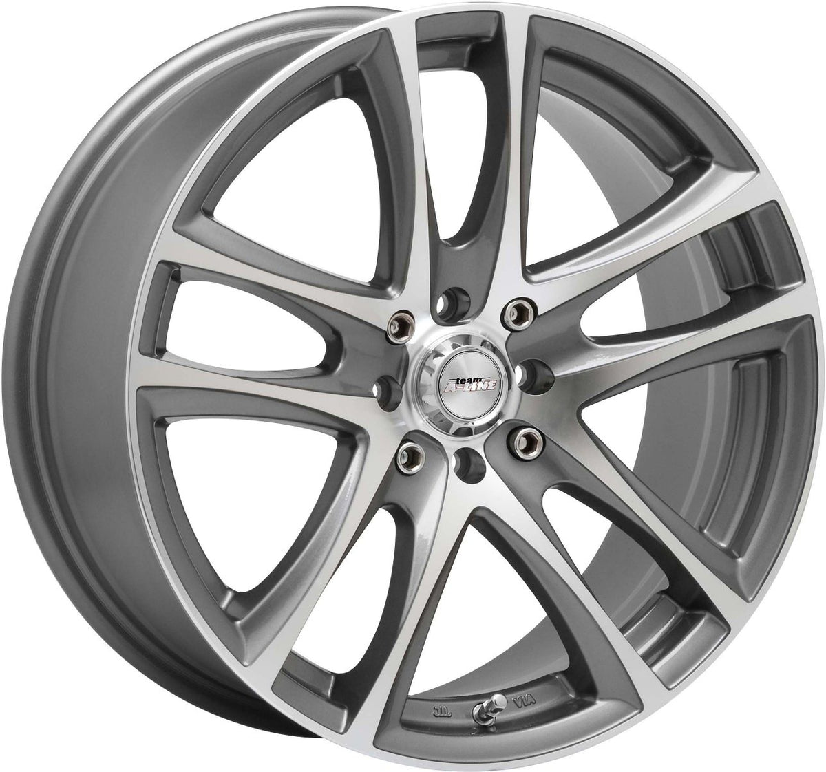 Air Gunmetal Machined Face Alloy Wheel