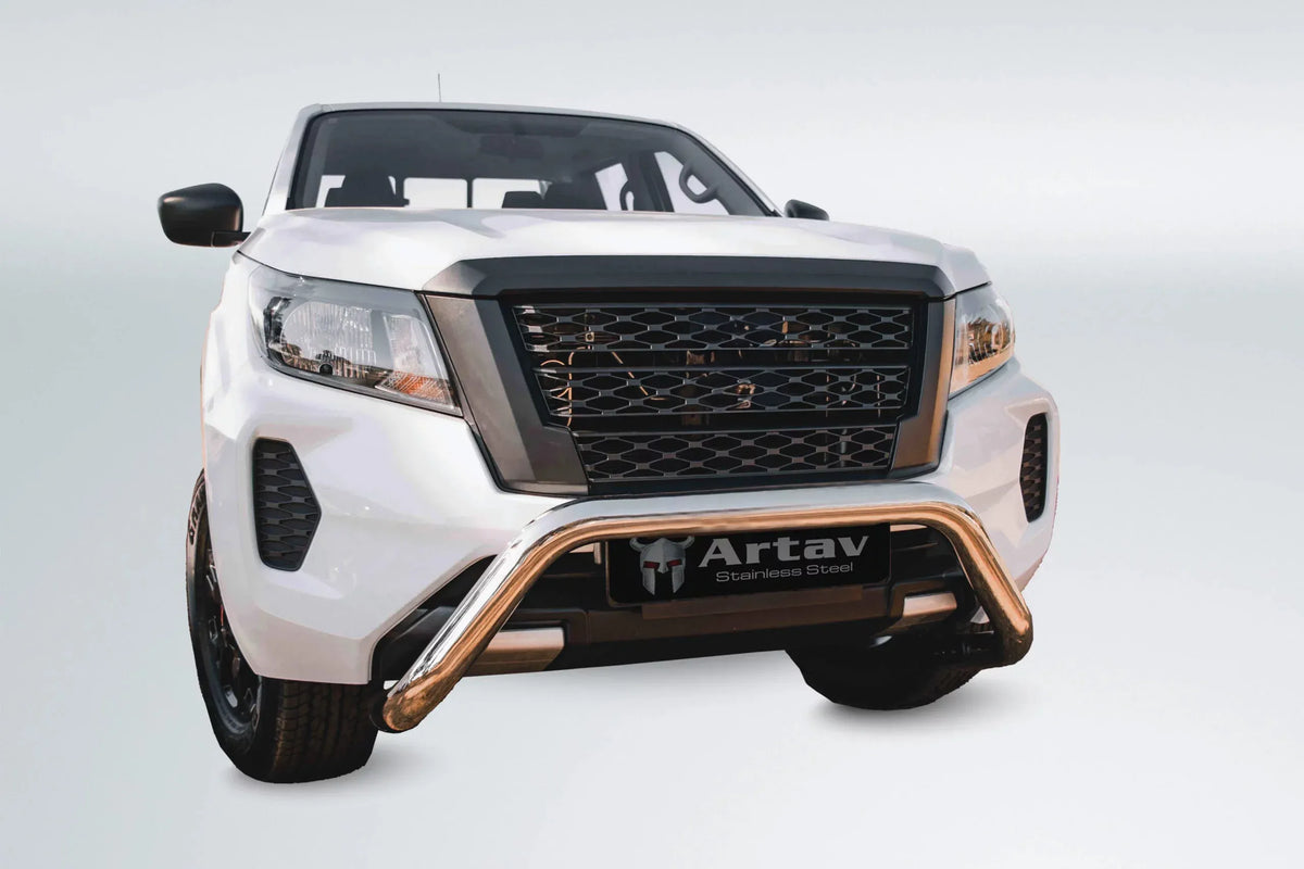 Nudge Bar Stainless for use on Nissan Navara D23 Facelift