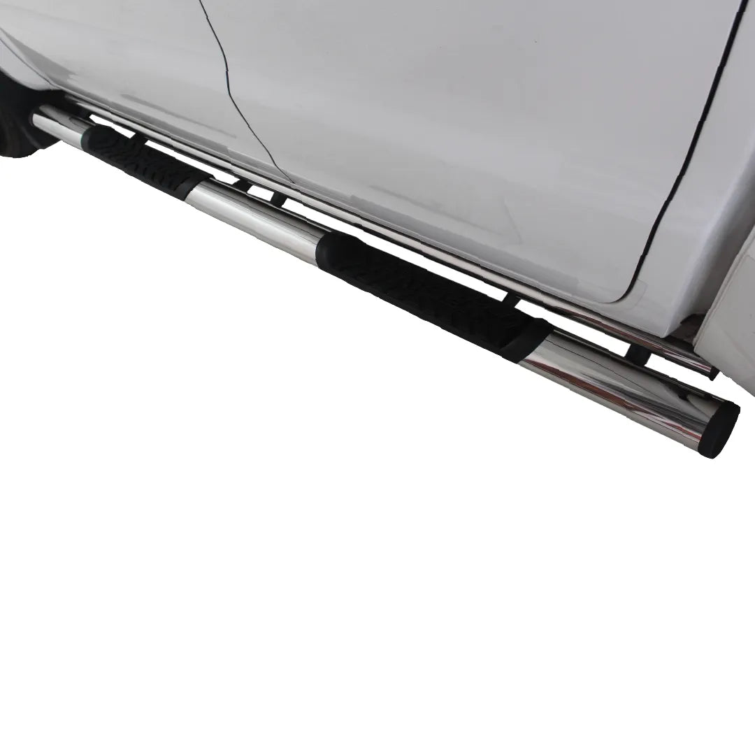 Toyota Hilux Side Steps Double Cab & Extended Cab Stainless GD6