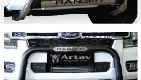 Ford Ranger Next Gen PDC Nudge Bar Black (Fits all Models) (New Design)
