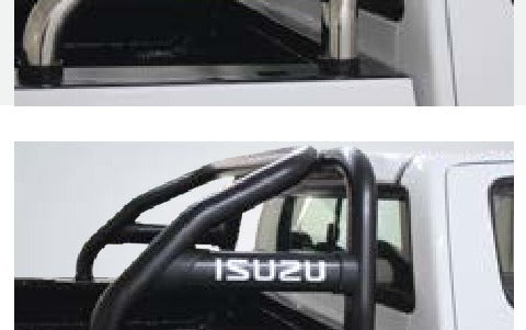 Isuzu D-Max Sports Bar Single Cab BLACK (Black Base Plates)