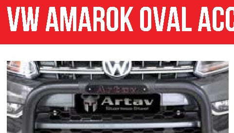 VW Amarok Facelift PDC Nudge Bar Black