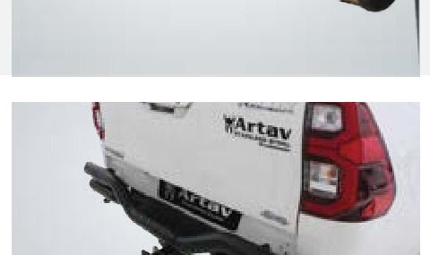 Toyota Hilux Rear Step Black