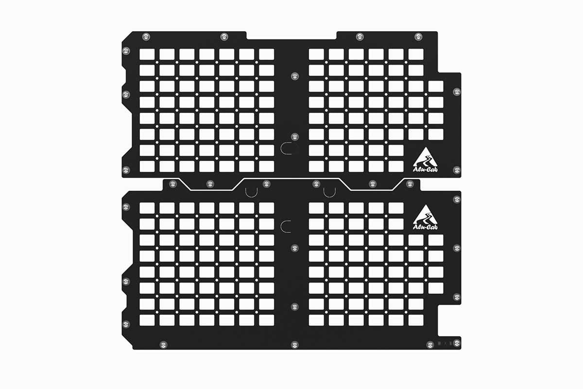 Alu-Cab ModCAP Back Rear Molle Plates