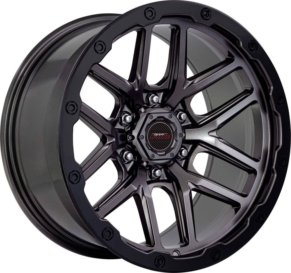 Bounty Matt Titanium Black Lip Alloy Wheel