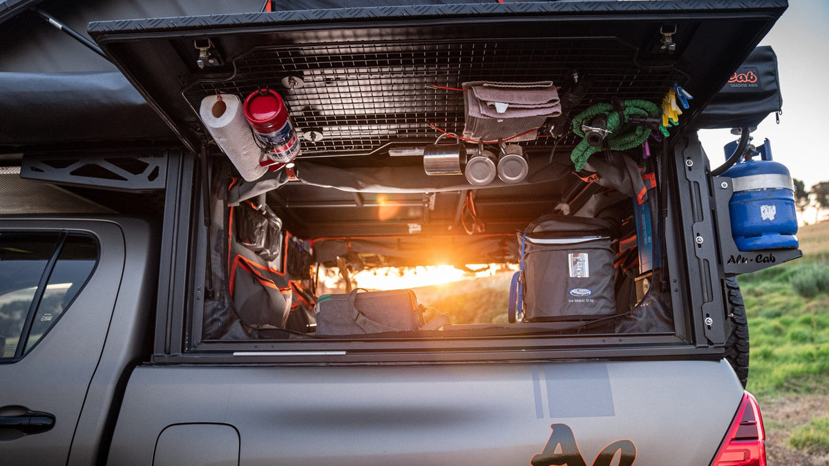 Alu-Cab Canopy Camper Side Door Grid