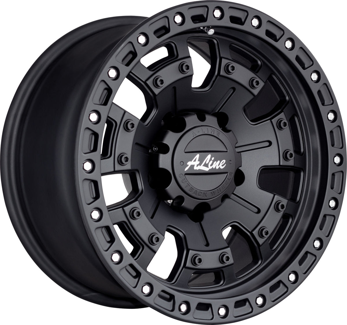 Combat Satin Black Alloy Wheel