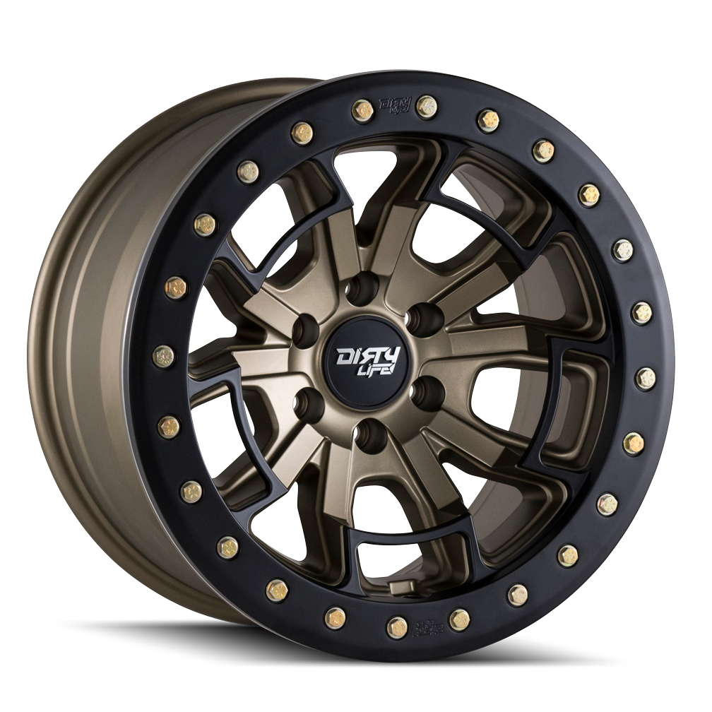 Dirty Life DT-1 Dual-Tek Wheel - Satin Gold with Optional Rash Ring