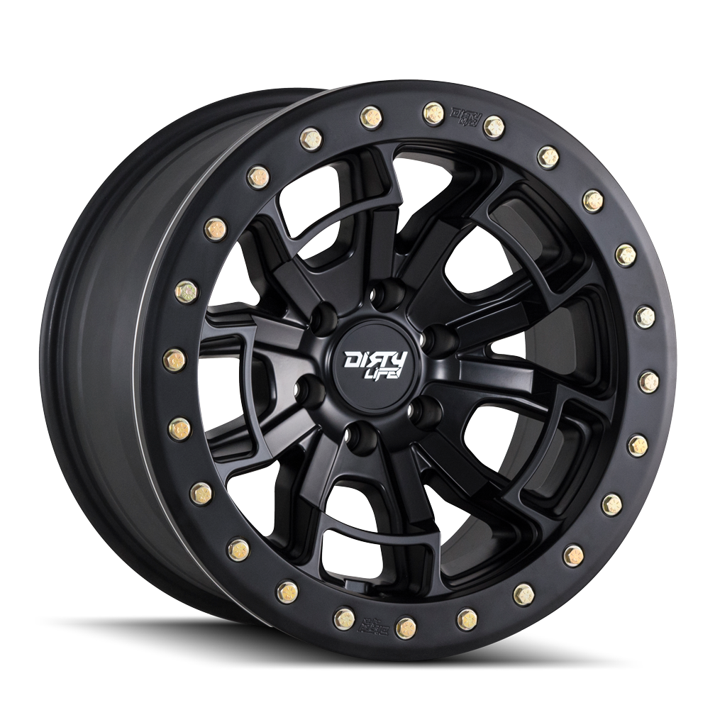 Dirty Life DT-1 Dual-Tek Wheel - Matte Black with Optional Rash Ring