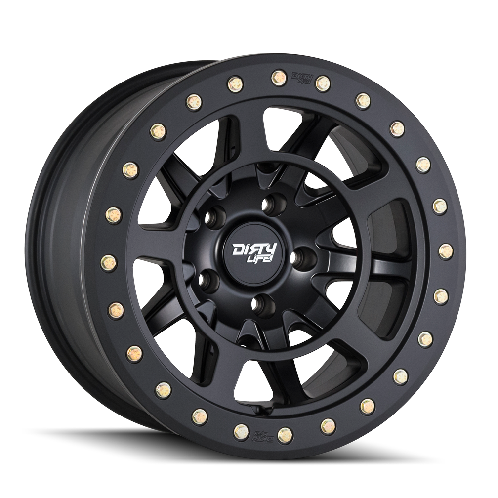 Dirty Life DT-2 Dual-Tek Wheel - Matte Black with Rash Ring