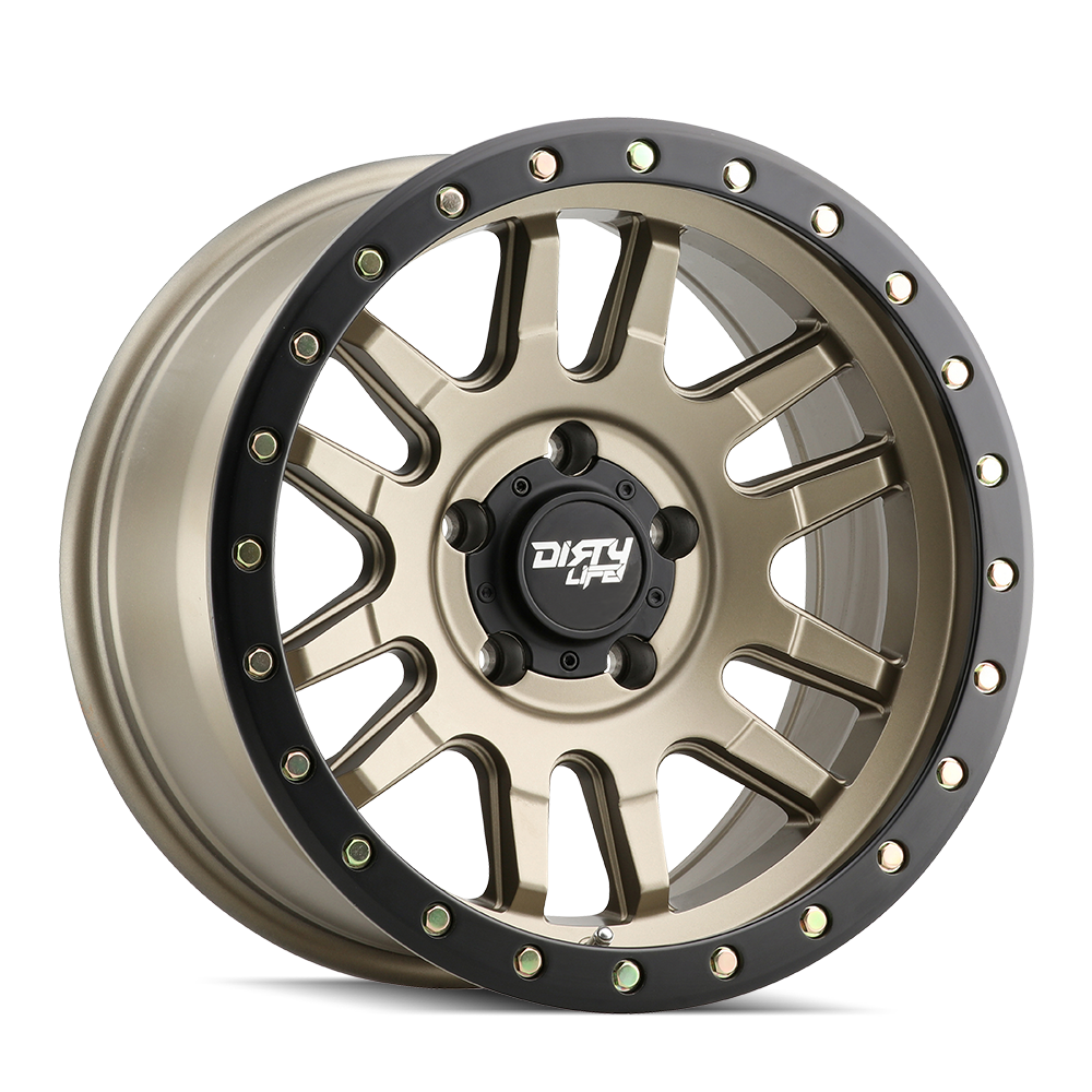 Dirty Life Canyon Pro Wheel - Satin Gold with Black Lip