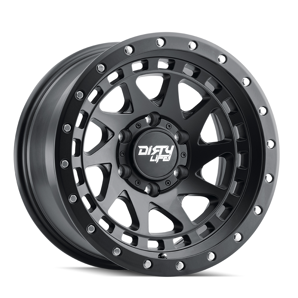 Dirty Life Enigma Pro Wheel - Matte Black with Black Lip