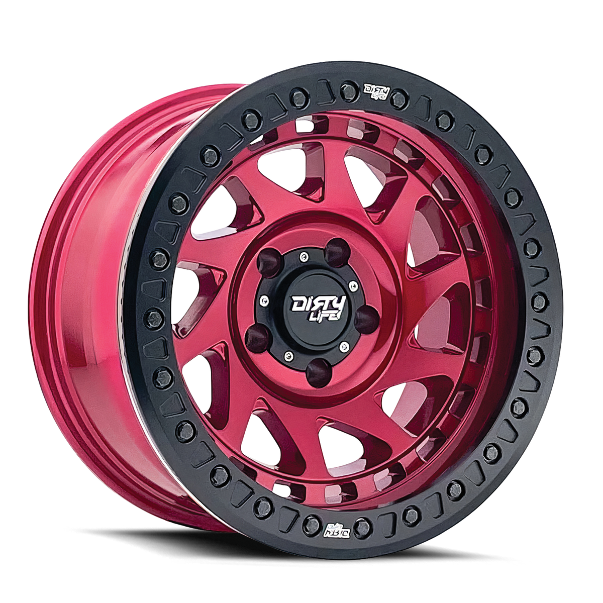 Dirty Life Enigma Race Wheel - Crimson Candy Red