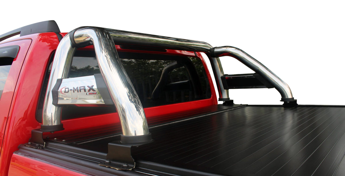 Isuzu D-Max Gen 7 Polished RollaTop-Compatible Sports Bar