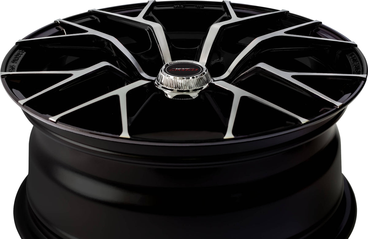 Dazzle Black Machined Face Alloy Wheel