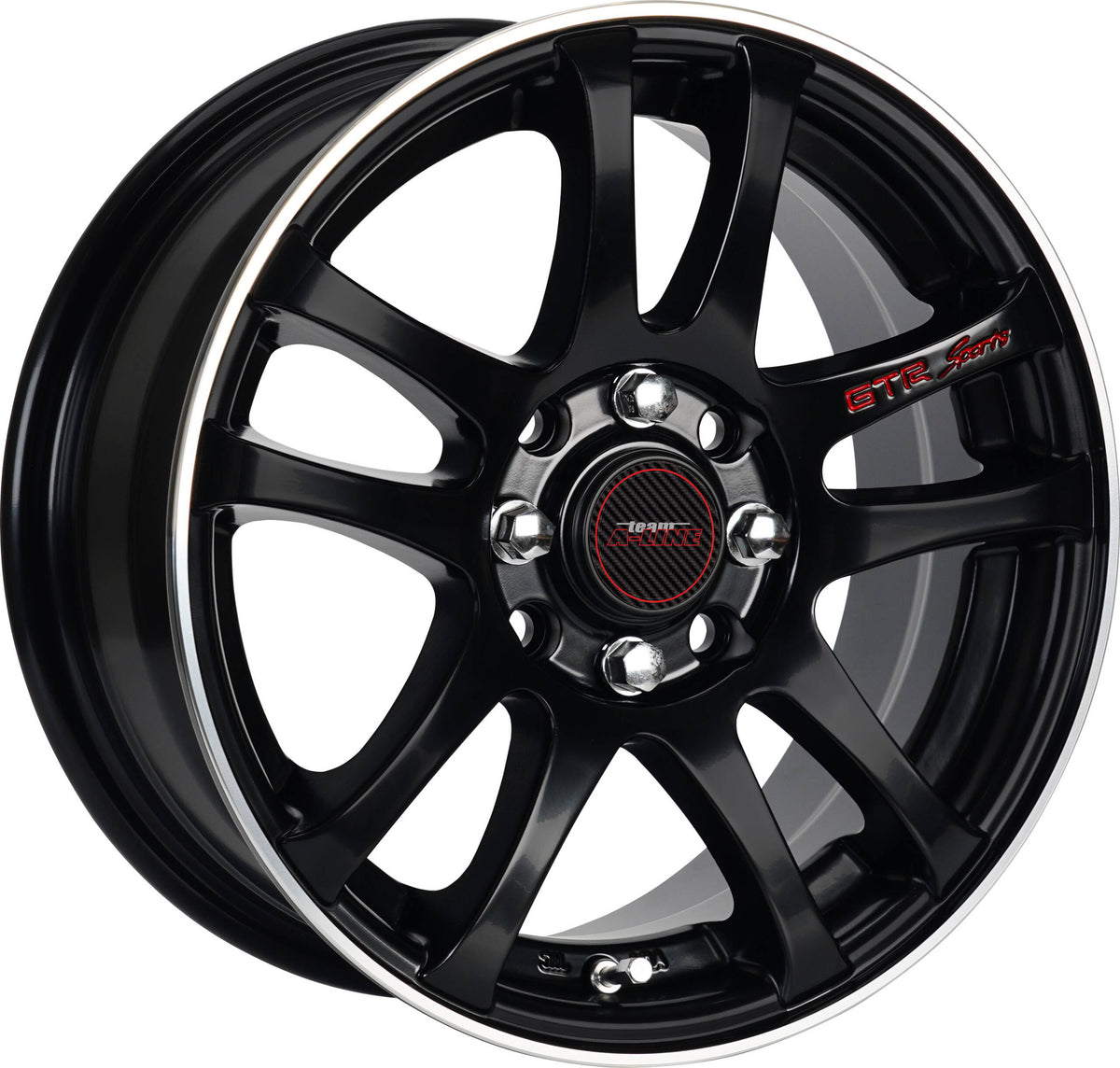 Energy Black Machined Lip Alloy Wheel