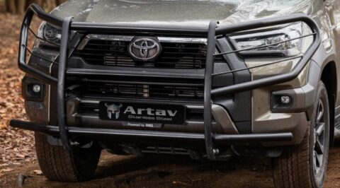 Isuzu Gen7 PDC & VCROSS (Not Facelift Model) Model - Top Support Bracket Set (Advised for fitting of LED Light Bars or Driving Heavily Corrugated Roads.