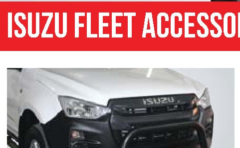 Isuzu D-Max Fleet Nudge Bar Black (Fits Gen 6 & Gen 7 Models)