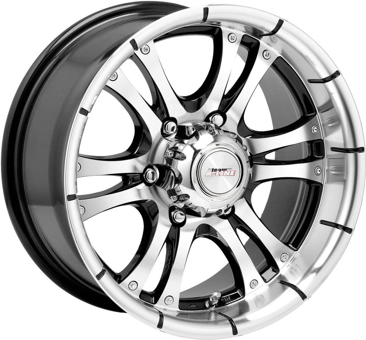 Fear Black Machined Face Alloy Wheel