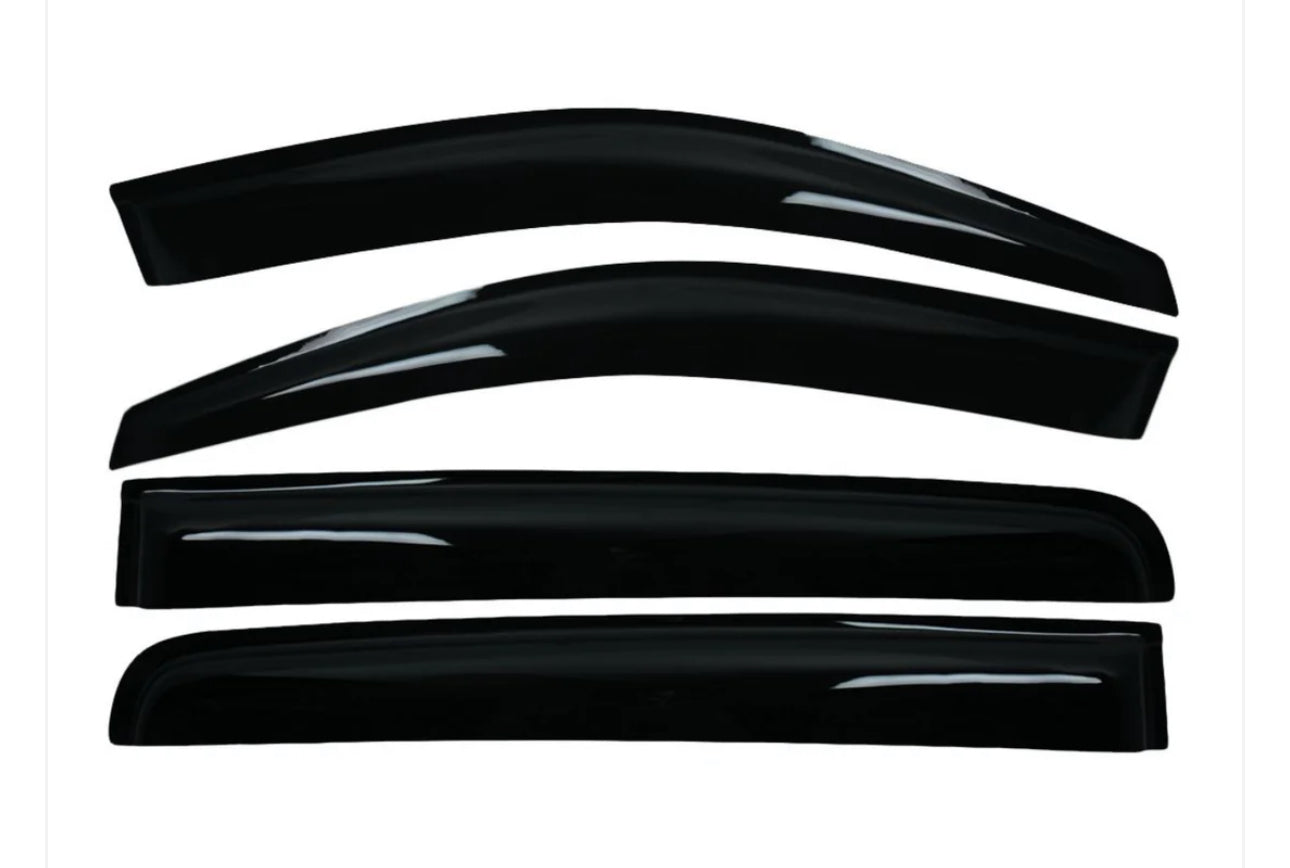 HILUX 2005-2015 WINDSHIELDS (DOUBLE CAB) BLACK INJECTION