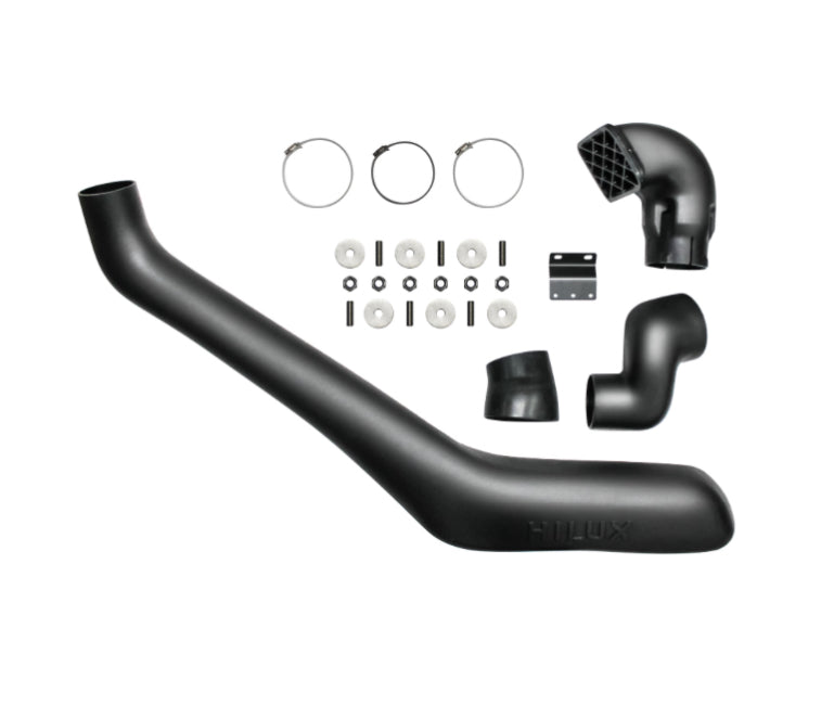 HILUX D4D 2005-2015 COMPLETE PLASTIC SNORKEL KIT BLACK
