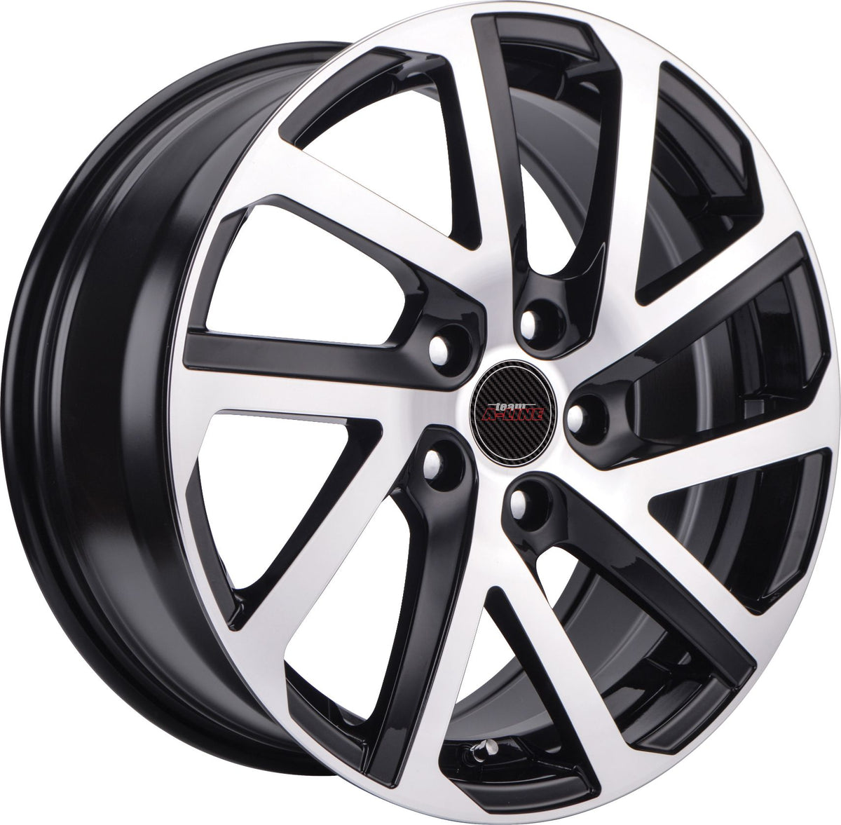 Gear Black Machined Face Alloy Wheel