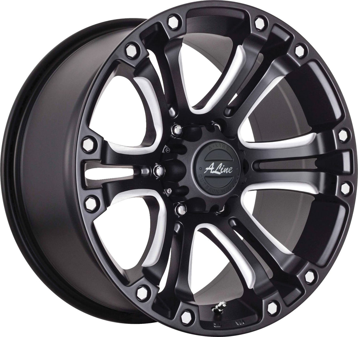 Granite Satin Black Milled Alloy Wheel