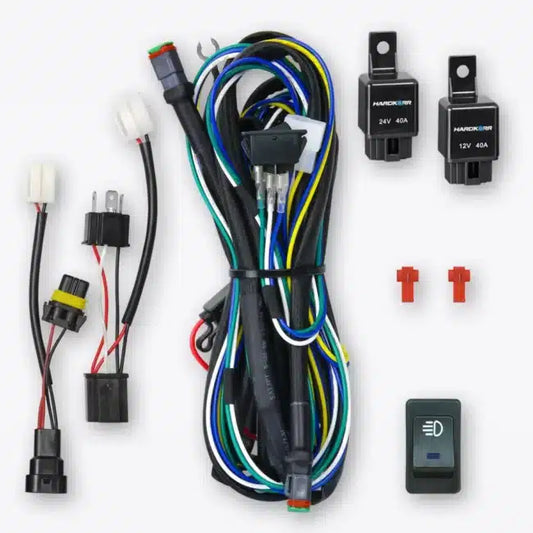 Hardkorr 12V Dual Wiring Harness