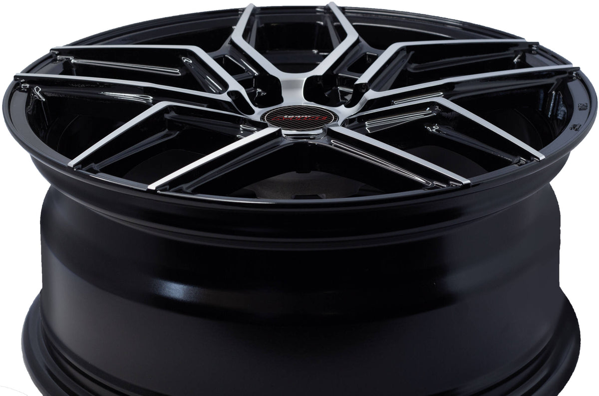 Hostage Black Machined Face Alloy Wheel