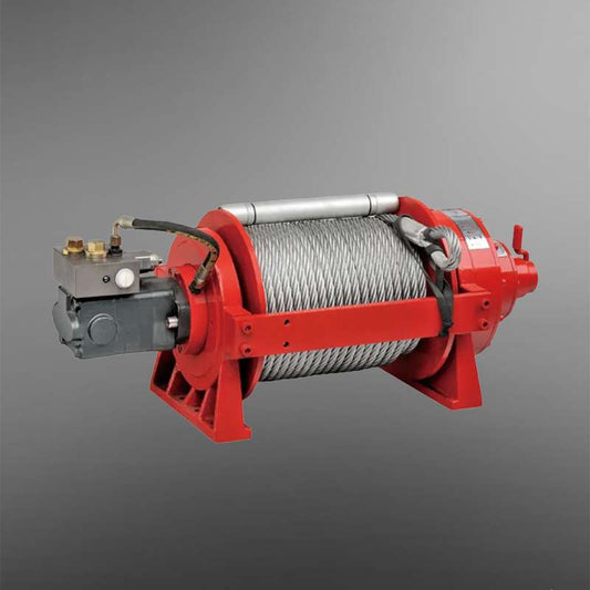 Runva Winch 20,000lb Hydraulic with Steel Cable Heavy Duty Industrial Winch