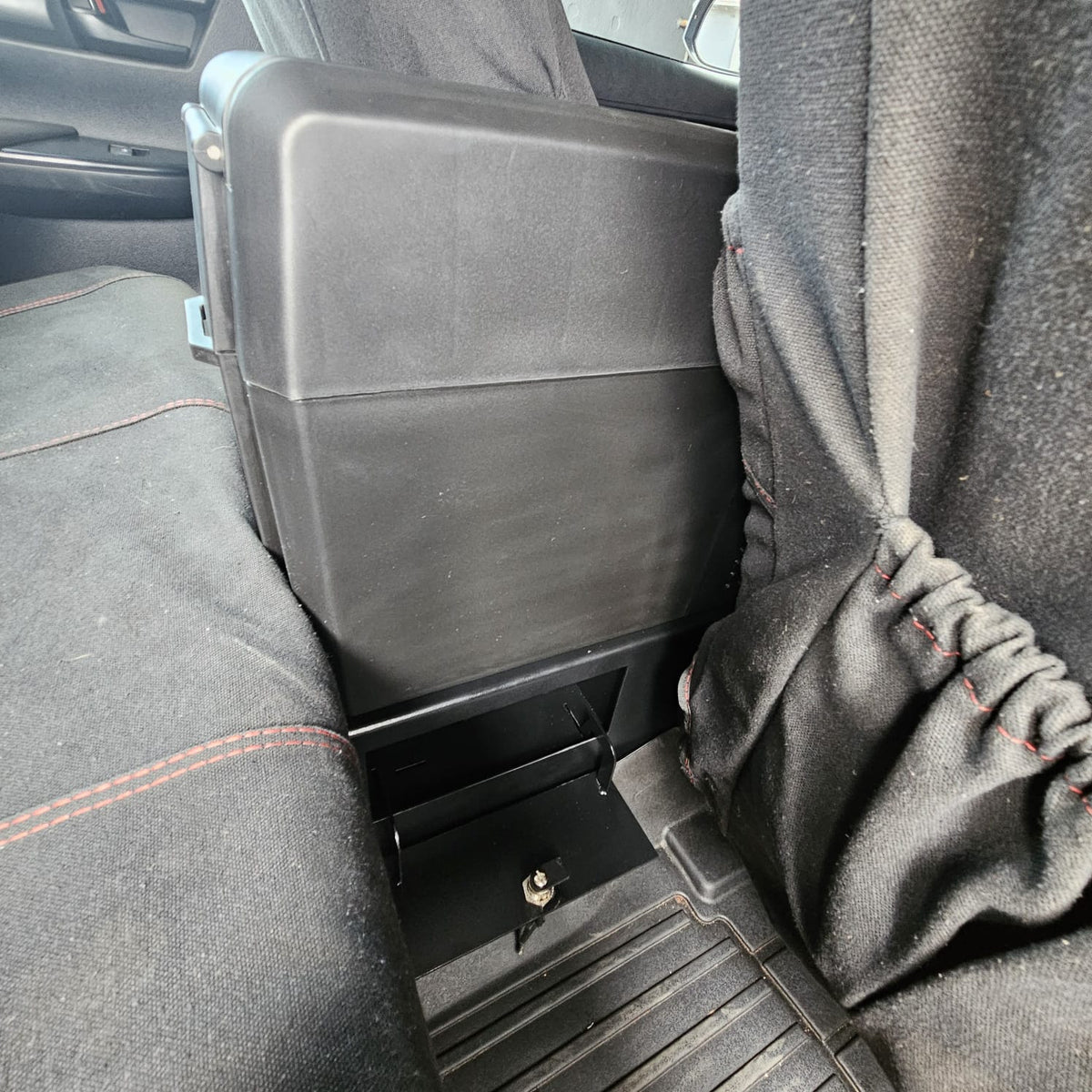 Hilux/Fortuner GD6 10L Console Fridge Bracket with Lock Safe