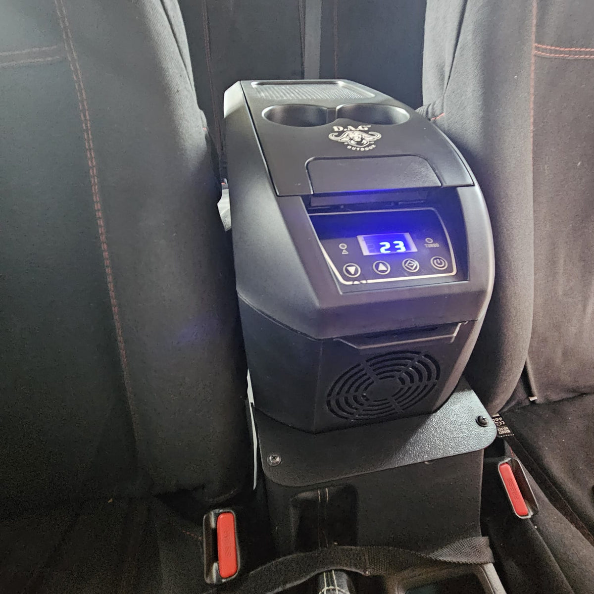 Hilux/Fortuner GD6 10L Console Fridge Bracket with Lock Safe