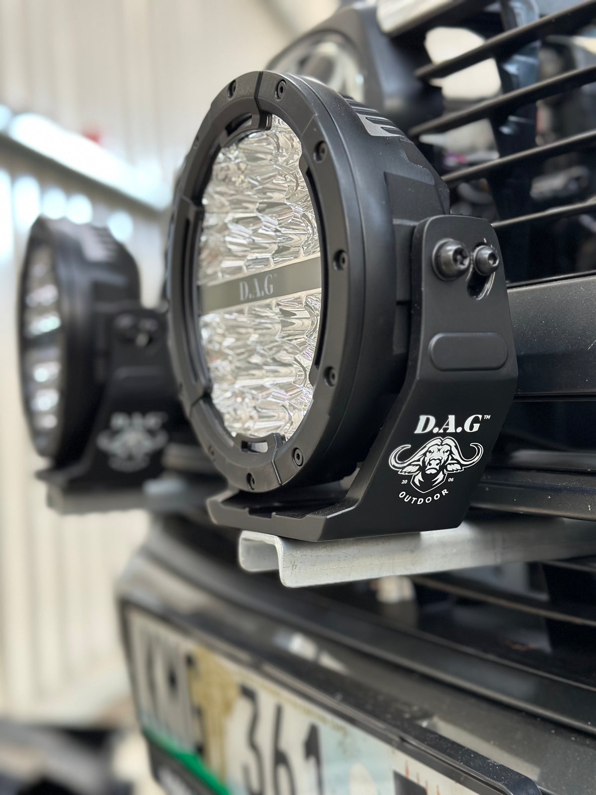 TOYOTA HILUX REVO (2016-CURRENT) Behind Bumper Spotlight Brackets — view 5