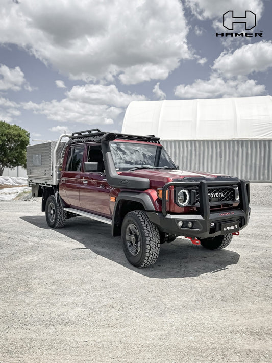 King series Plus bull bar for Toyota Landcruiser 70 Series (2023–Present)