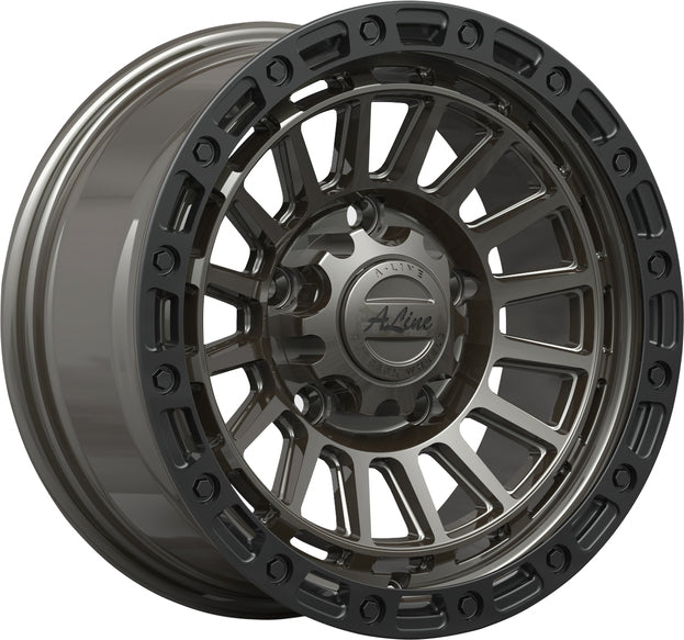 Indus Titanium Black Lip Alloy Wheel