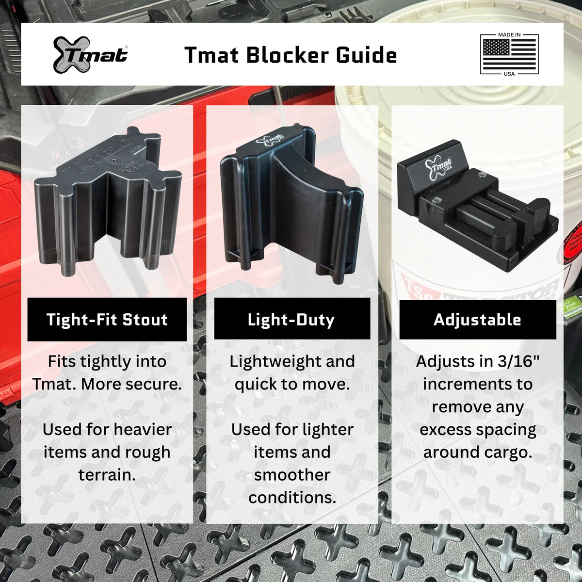 Tmat Light-duty Stationary Blockers