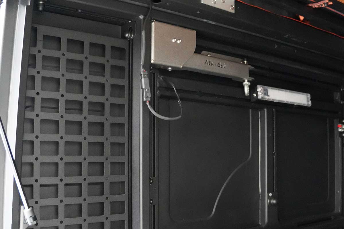 Alu-Cab Rear Door Molle Plates to suit the Land Cruiser 78