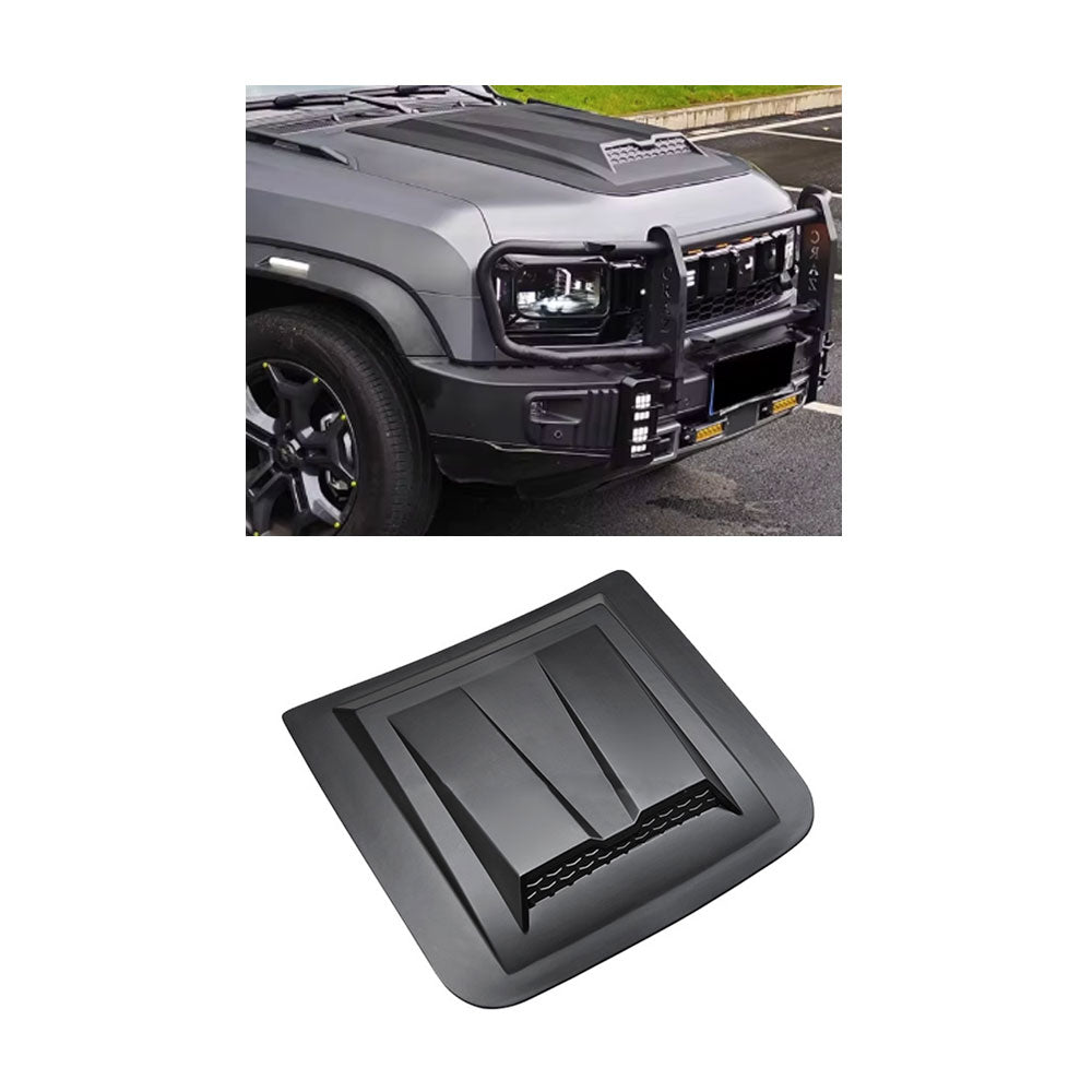 Jetour T2 Dark Knight Matt Black Bonnet Scoop
