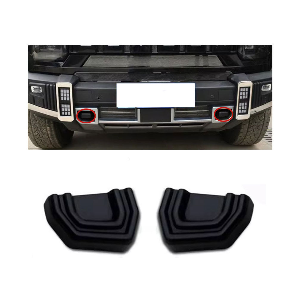 Jetour T2 Matt Black Front Tow Hook Covers – Pair