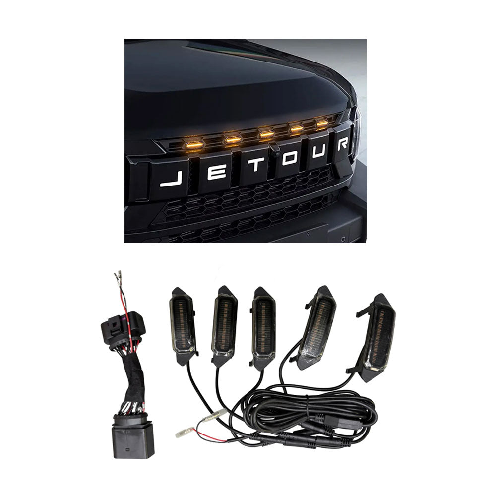 Jetour T2 White LED Grille Lights with Wiring