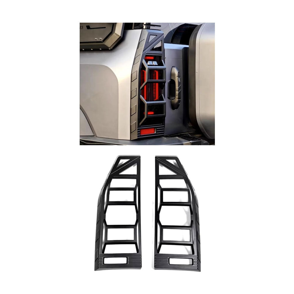 Jetour T2 Matt Black Taillight Trims – 2-Piece