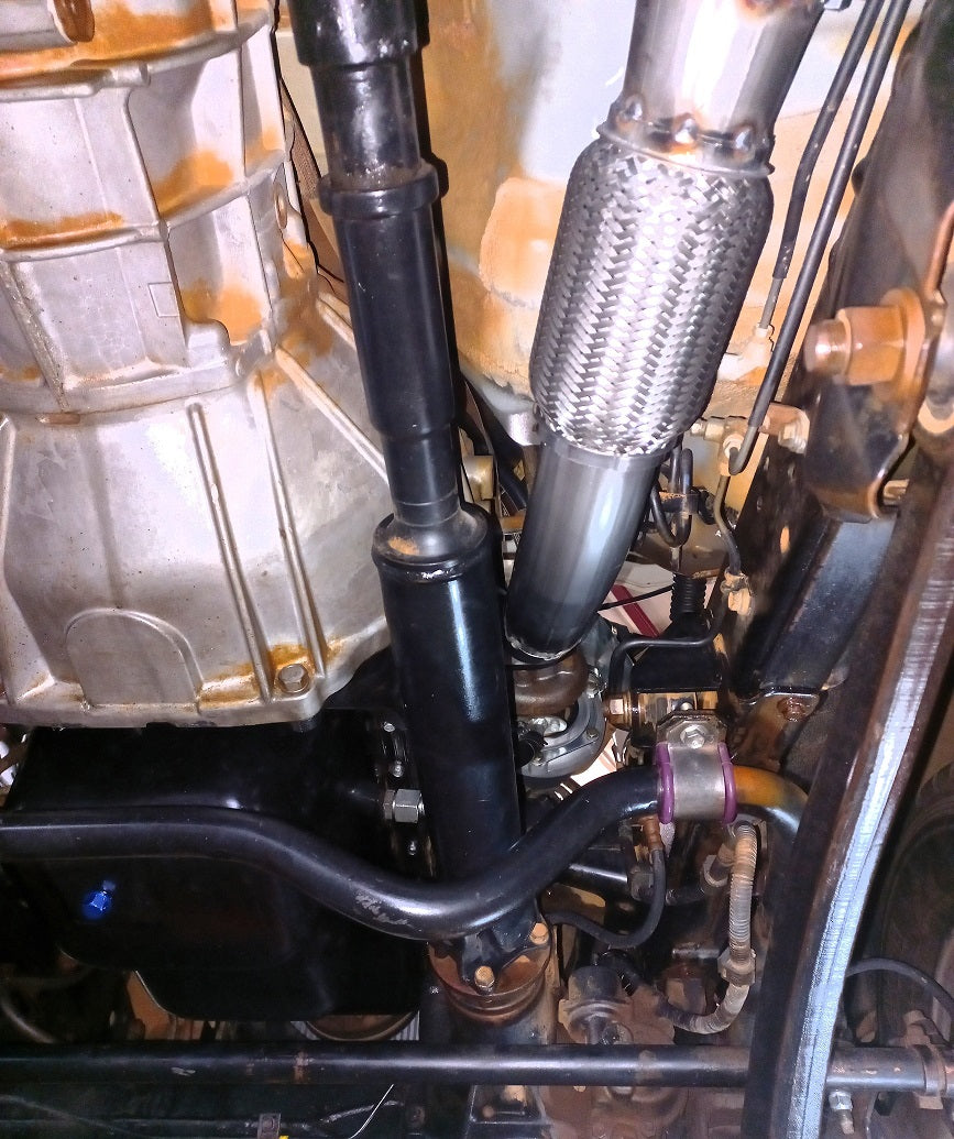 Toyota Land Cruiser 4.2 76 mm Rear Exit Performance Exhaust