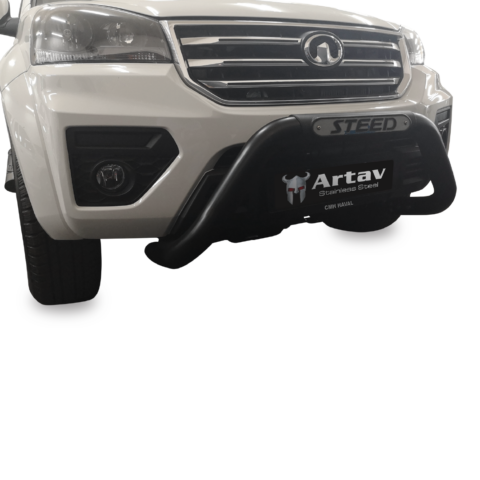 GWM Steed 5 Nudge Bar Black Stainless