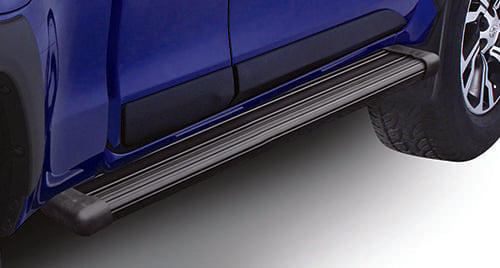 Universal MK1 Extra Cab Matt Black Running Boards – Without Fitting Kit